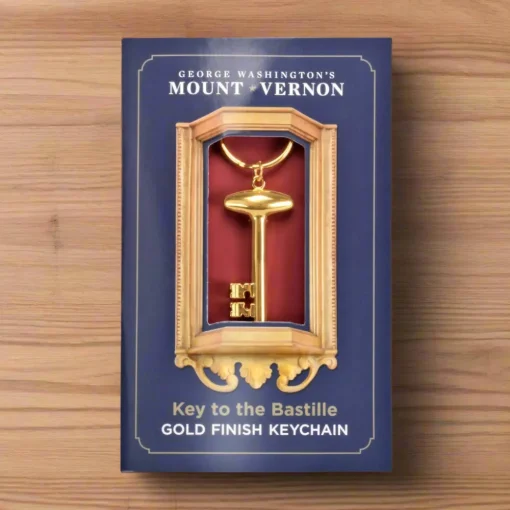 DESIGN MASTER ASSOCIATES Bastille Key - Gold Tone Key Chain