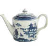 MOTTAHEDEH & COMPANY, INC Blue Canton Tea Pot by Mottahedeh