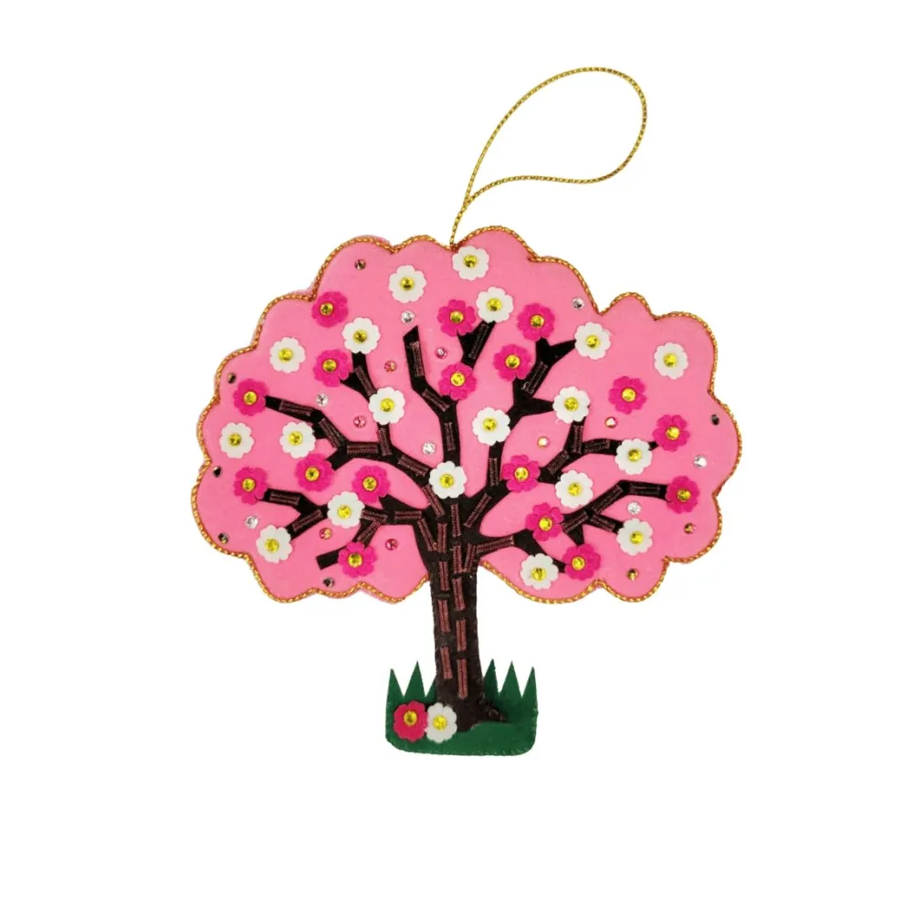 ST NICOLAS LTD. Cherry Blossom Tree Ornament