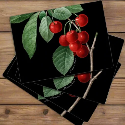 DESIGN MASTER ASSOCIATES Cherry Placemats - Set of 4
