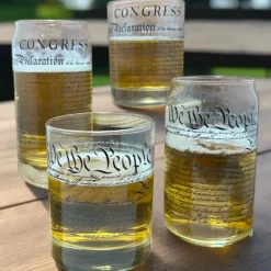 Capsco Inc Declaration of Independence Glassware