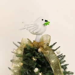 DESIGN MASTER ASSOCIATES Dove of Peace Felt Tree Topper