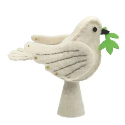 DESIGN MASTER ASSOCIATES Dove of Peace Felt Tree Topper