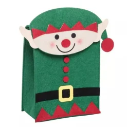 C & F ENTERPRISE Elf Felt Gift Bag
