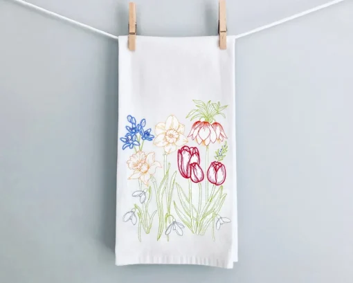 The Shops at Mount Vernon Flour Sack Towel Bulb