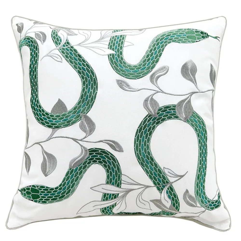 C & F ENTERPRISE Garden Snake Indoor Outdoor Pillow