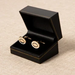Crown Jewelry George Washington Enamel Cufflinks