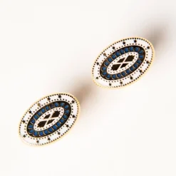 Crown Jewelry George Washington Enamel Cufflinks