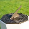 The Shops at Mount Vernon George Washington Sundial with Aged Bronze Finish