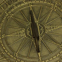 The Shops at Mount Vernon George Washington Sundial with Aged Bronze Finish