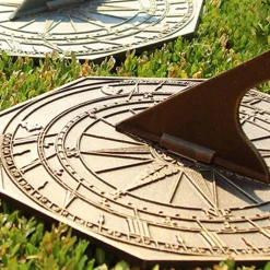 The Shops at Mount Vernon George Washington Sundial with Aged Bronze Finish