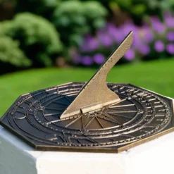 The Shops at Mount Vernon George Washington Sundial with Aged Bronze Finish