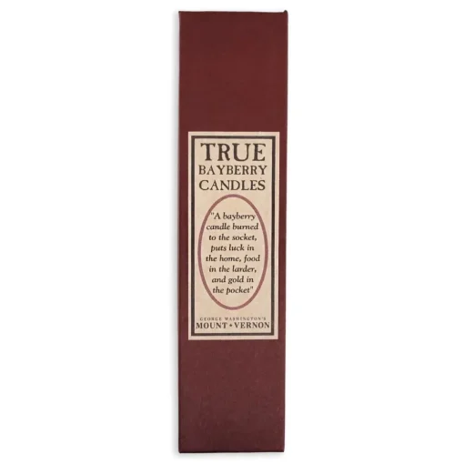 The Shops at Mount Vernon Hand Dipped 8" True Bayberry Candles