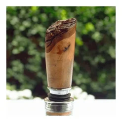 The Shops at Mount Vernon Historic Raw-Edged Wood Bottle Stopper - Wine Stopper