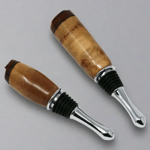 The Shops at Mount Vernon Historic Raw-Edged Wood Bottle Stopper - Wine Stopper