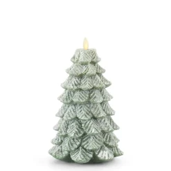 K & K Interiors Luminara Christmas Tree Candle - Flicker Flame