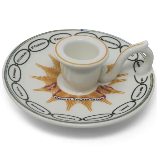 DESIGN MASTER ASSOCIATES Martha Washington States China Chamberstick