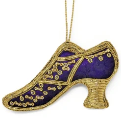 ST NICOLAS LTD. Martha Washington Wedding Shoe Ornament