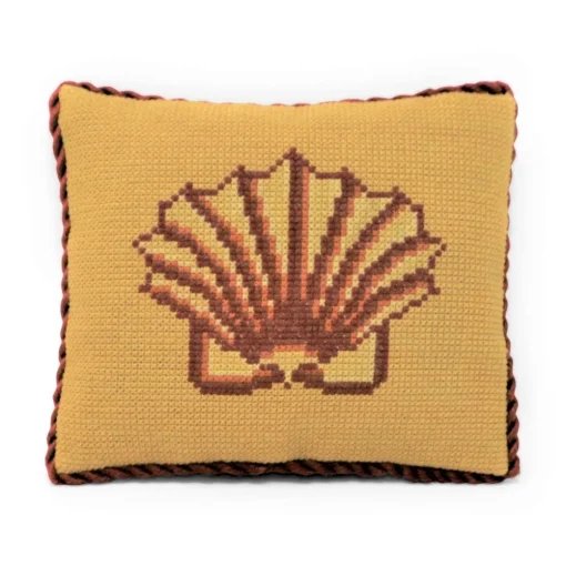 The Examplarery Martha Washington's Shell Pattern Pincushion Cross Stitch Kit