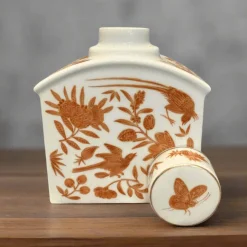 MOTTAHEDEH & COMPANY, INC Mottahedeh Sacred Bird & Butterfly Tea Flask