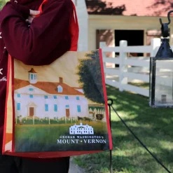 CHARLES PRODUCTS INC. Mount Vernon 1792 recycled tote bag