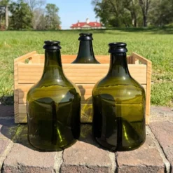 SHELTON GLASS WORKS Mount Vernon Cellar Bottle Reproduction