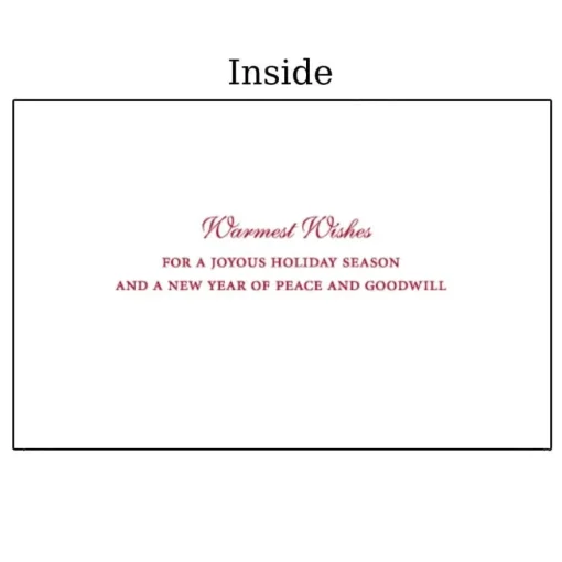 Wolf Run Studio Mount Vernon Christmas Card