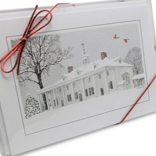 Wolf Run Studio Mount Vernon Christmas Card