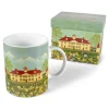DESIGN MASTER ASSOCIATES Mount Vernon Mansion Boxed Folk Art Mug