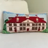 C & F ENTERPRISE Mount Vernon Mansion Hooked Pillow
