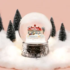 DESIGN MASTER ASSOCIATES Mount Vernon Musical Snow Globe
