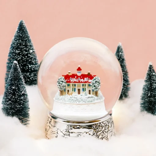 DESIGN MASTER ASSOCIATES Mount Vernon Musical Snow Globe