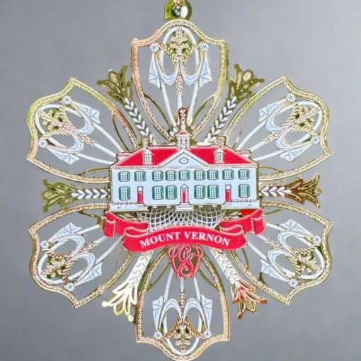 CHEMART COMPANY Mount Vernon Snowflake Ornament