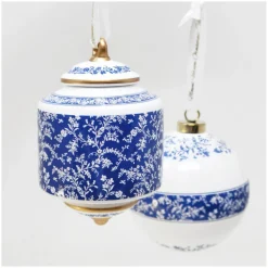 DESIGN MASTER ASSOCIATES MV Ornament Collection - Porcelain Blue Room Ball