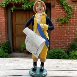 BYER'S CHOICE, LTD NEW Byers Choice George Washington 1776 Caroler