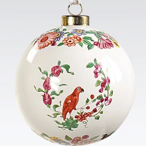 DESIGN MASTER ASSOCIATES Parrot Ball Christmas Ornament - Mount Vernon Exclusive