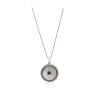 Women Color Craft Inc Sterling Silver and Mother of Pearl Star Button Pendant