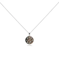 Women Color Craft Inc Sterling Silver Pendant Stars on Chain