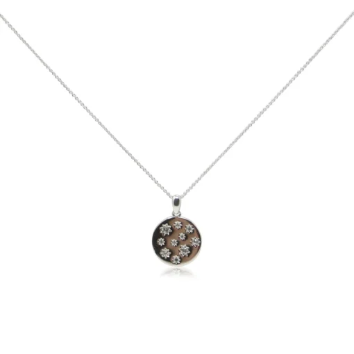 Women Color Craft Inc Sterling Silver Pendant Stars on Chain