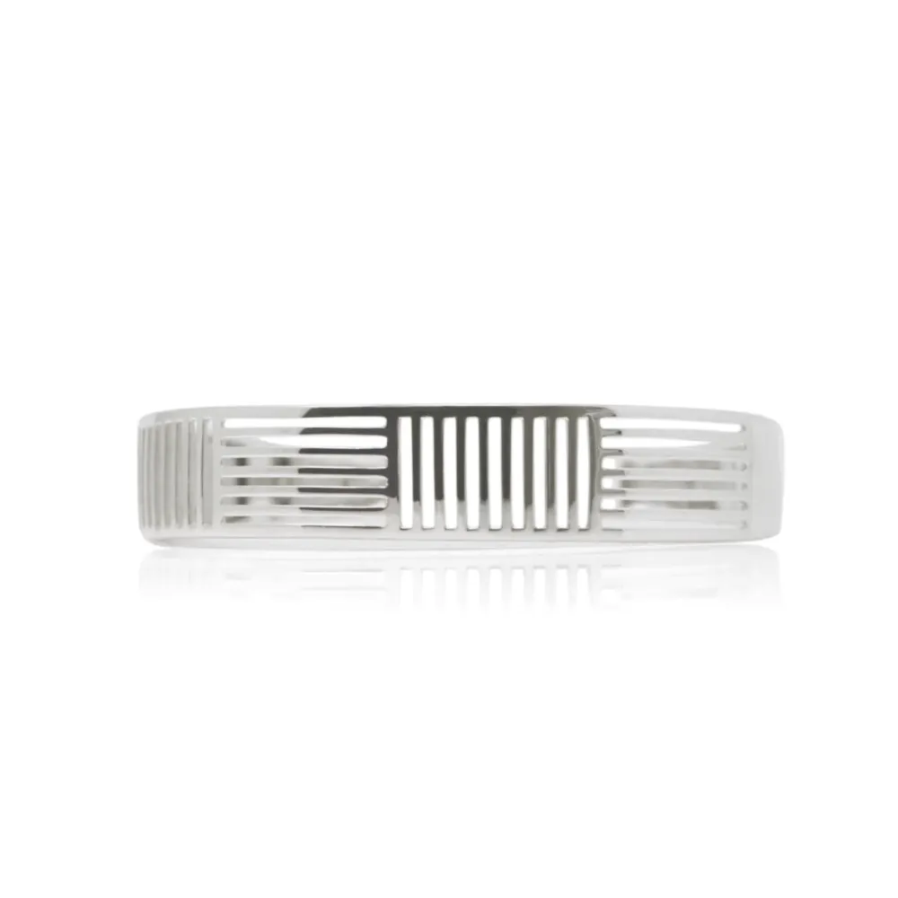 Women Color Craft Inc Sterling Silver Shutter Cuff Bracelet