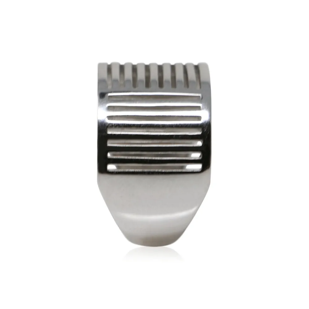 Women Color Craft Inc Sterling Silver Shutter Ring