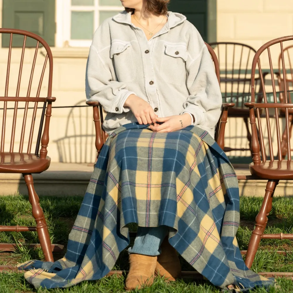 PATRICK KING WOOLLEN COMPANY Tartan Knee - Wool Lap Blanket