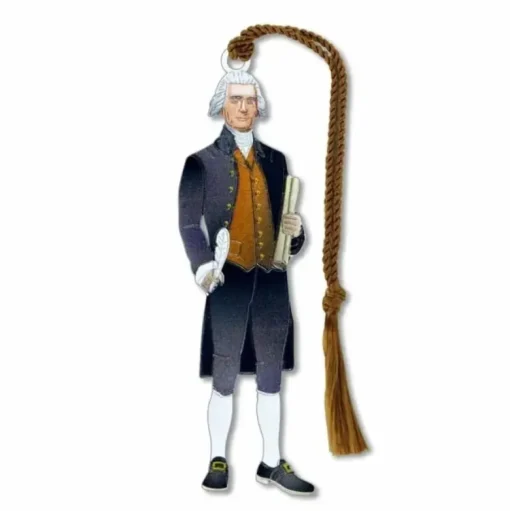 DAVID HOWELL AND COMPANY Thomas Jefferson Metal Bookmark