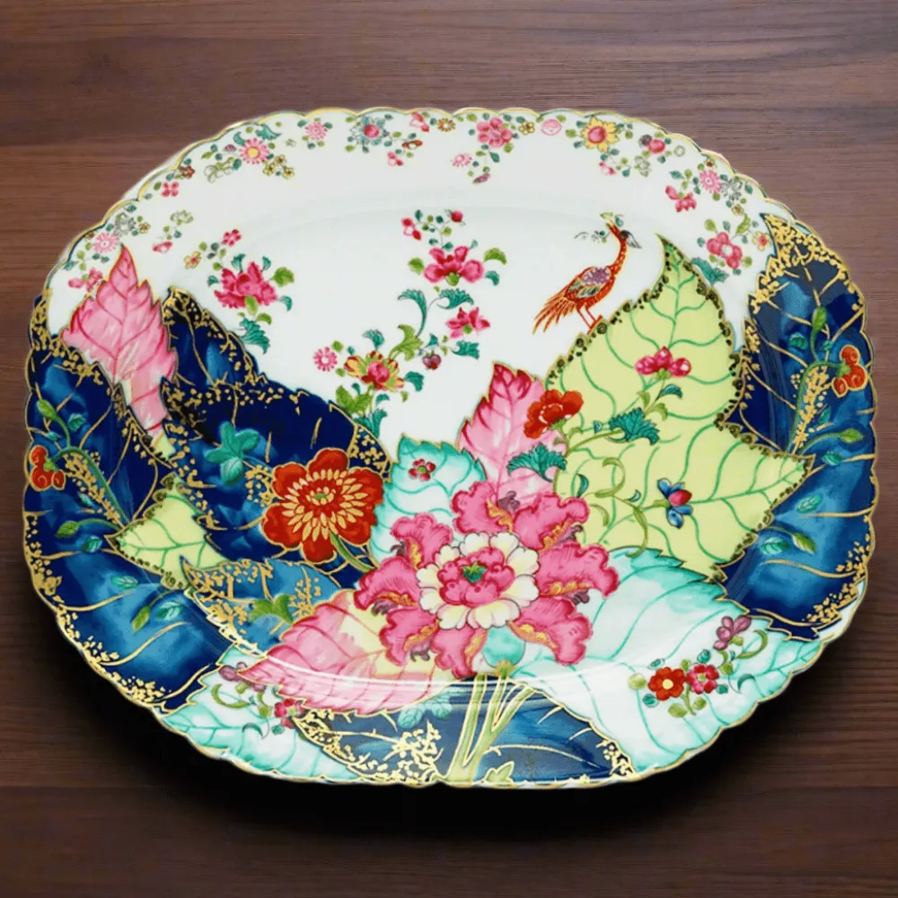 MOTTAHEDEH & COMPANY, INC Tobacco Leaf 15.5” Platter
