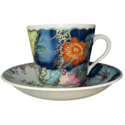 MOTTAHEDEH & COMPANY, INC Tobacco Leaf Cup & Saucer