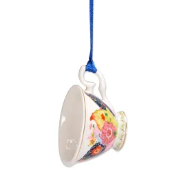 DESIGN MASTER ASSOCIATES Tobacco Leaf Teacup Ornament